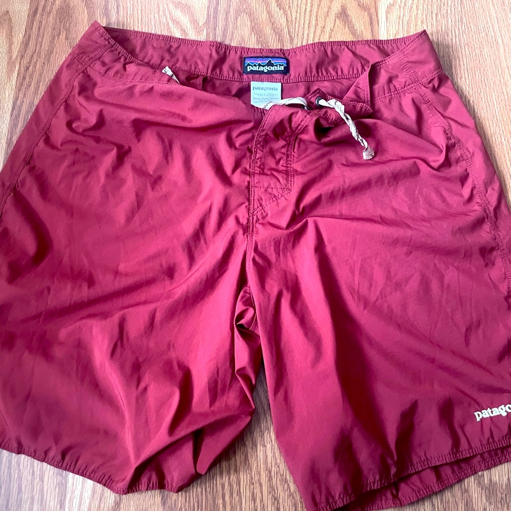 Patagonia red shorts